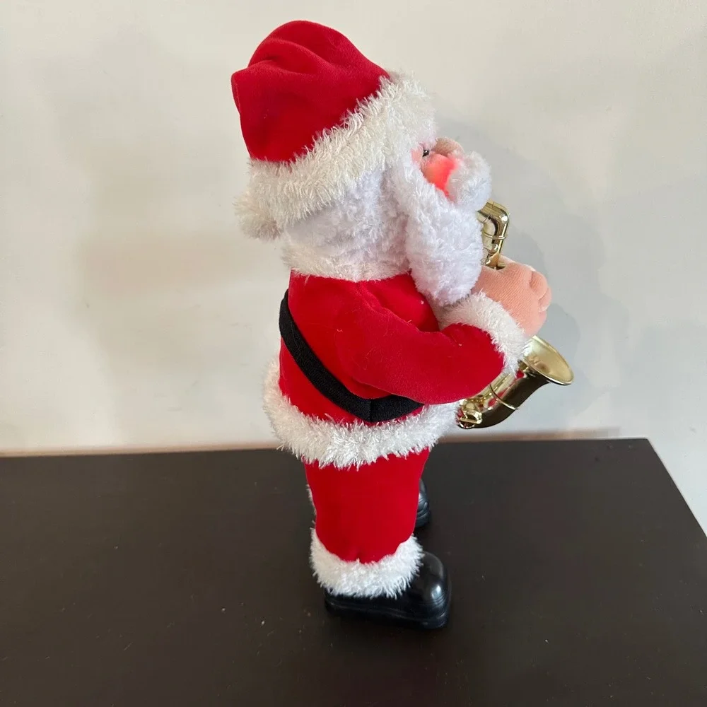 VTG RARE Animated Saxophone Santa Plays Have Yourself a Merry Little Christmas